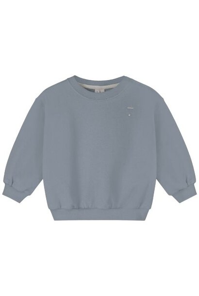 Gray Label baby dropped shoulder sweater gots stone gray - trui
