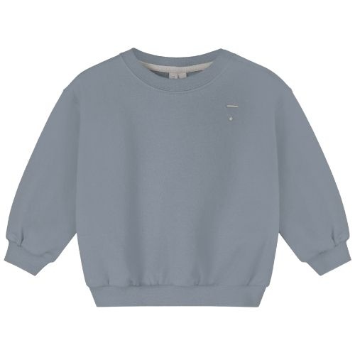 Gray Label baby dropped shoulder sweater gots stone gray - trui-1
