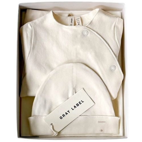 Gray Label baby gift set cream - geboorteset-1