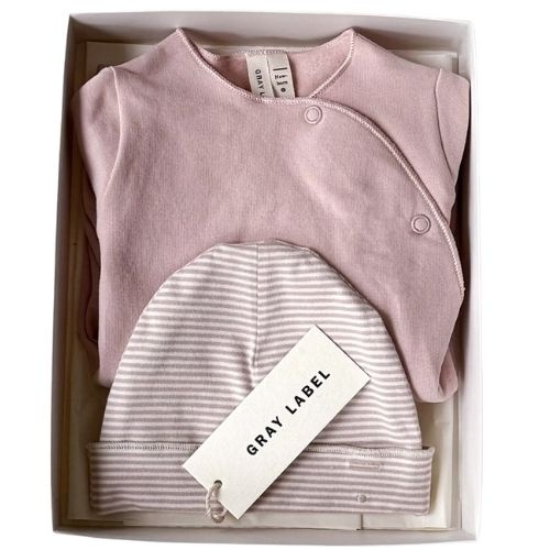 Gray Label baby gift set faded pink - geboorteset-1