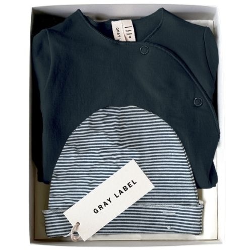 Gray Label baby gift set blue gray - geboorteset-1