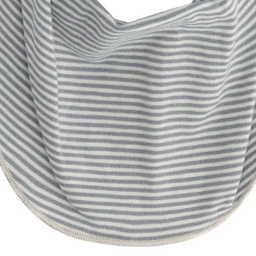 Gray Label baby bib gots stone gray cream - slab-3