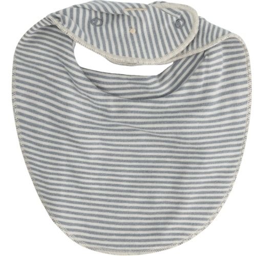 Gray Label baby bib gots stone gray cream - slab-4