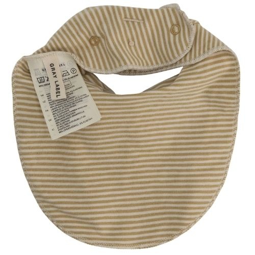 Gray Label baby bib gots woody cream - slab-5