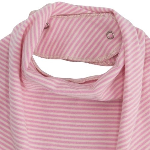 Gray Label baby bib gots bubblegum cream - slab-2