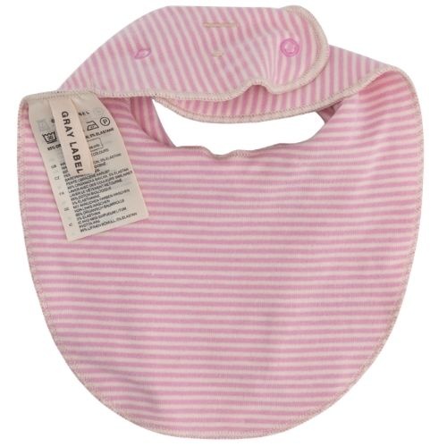 Gray Label baby bib gots bubblegum cream - slab-4
