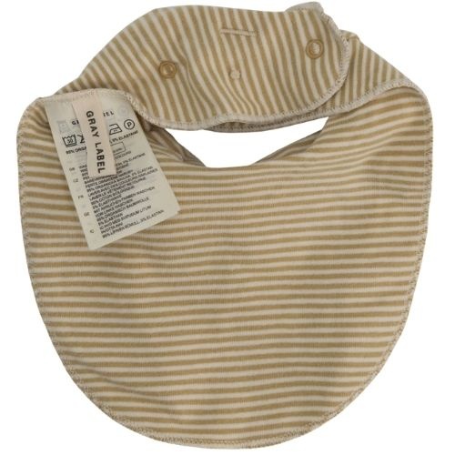 Gray Label baby bib gots cookie cream - slab-4