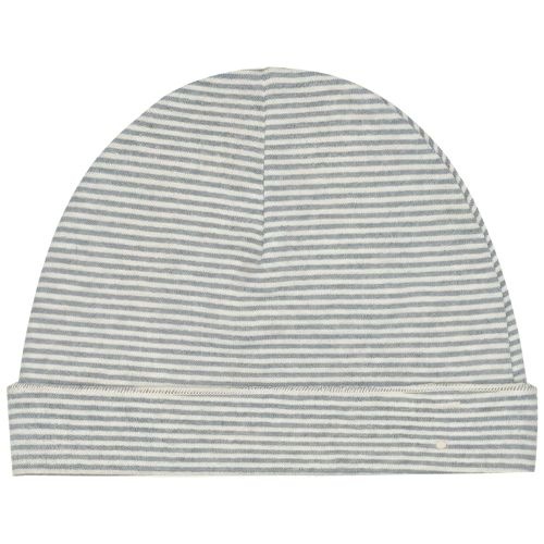 Gray Label baby beanie gots stone gray cream - mutsje-1