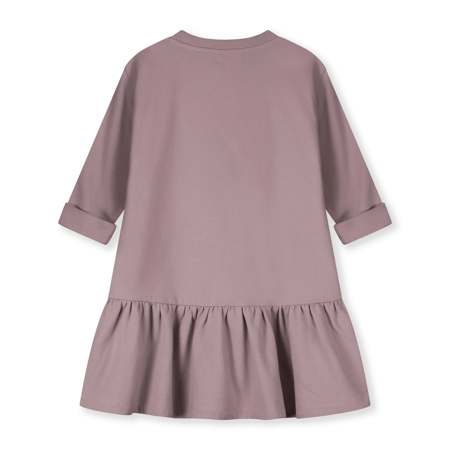Gray Label l/s frill dress berry | jurk-3