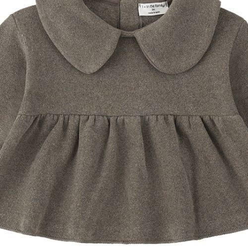 1+ in the family bonassola collar blouse dark-taupe-3