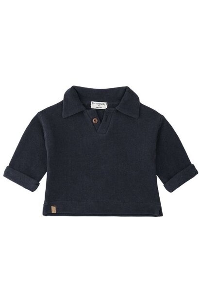1+ in the family monterosso polo sweater blue