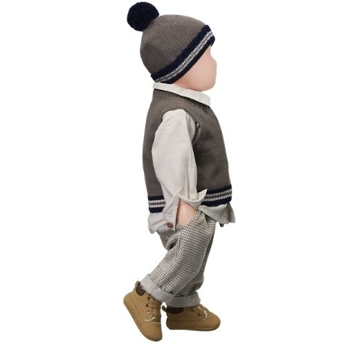 1+ in the family napoli pants dark-taupe-3