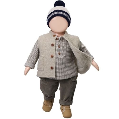 1+ in the family nuoro shirt dark-taupe-3