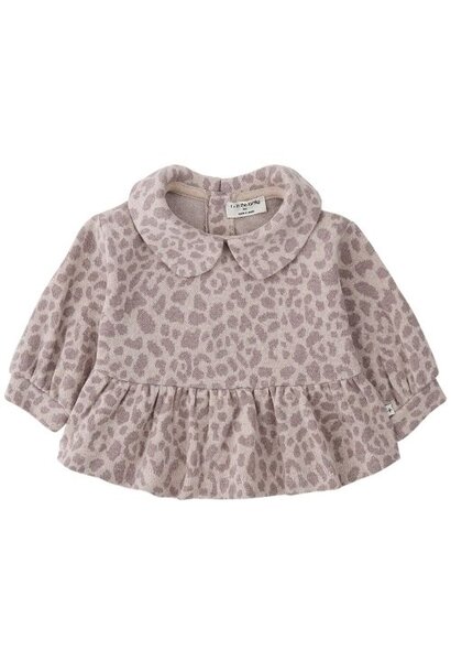 1+ in the family ferrara collar blouse nude