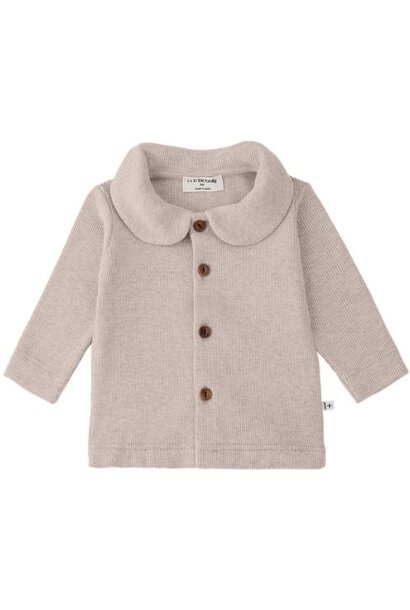 1+ in the family mantova collar blouse nude