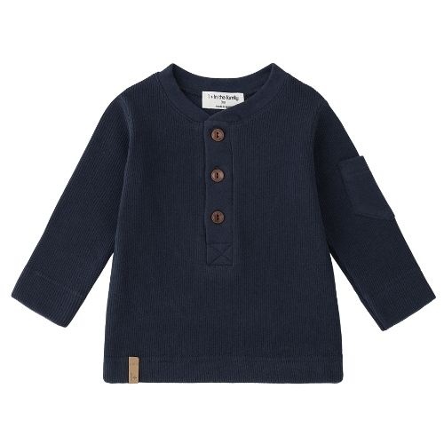 1+ in the family cuneo henley t-shirt blue-1