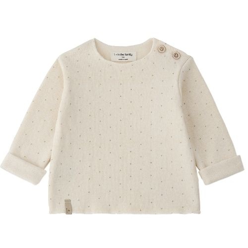 1+ in the family perpignan l.sleeve t-shirt ecru-1