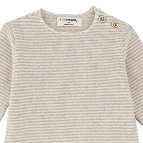 1+ in the family aubin l.sleeve t-shirt beige-2