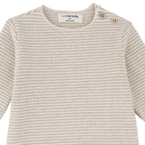 1+ in the family aubin l.sleeve t-shirt nude-2