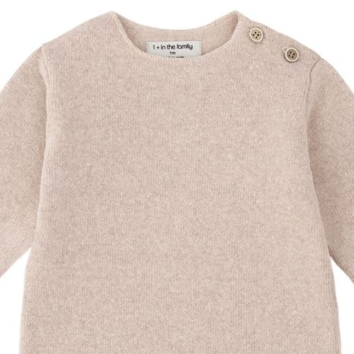 1+ in the family carcassonne l.sleeve t-shirt nude-2