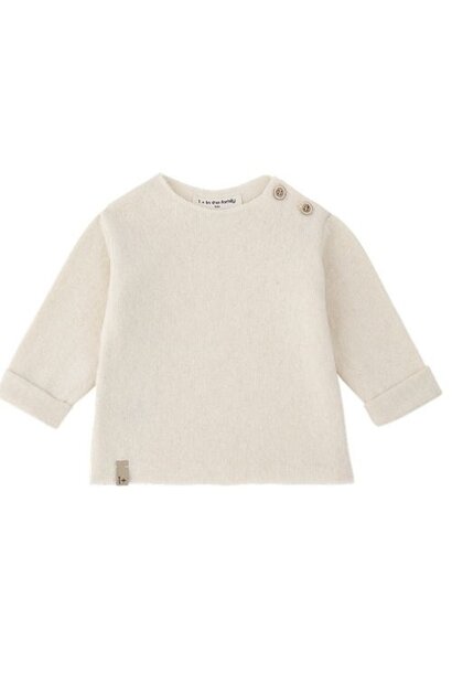 1+ in the family carcassonne l.sleeve t-shirt ecru