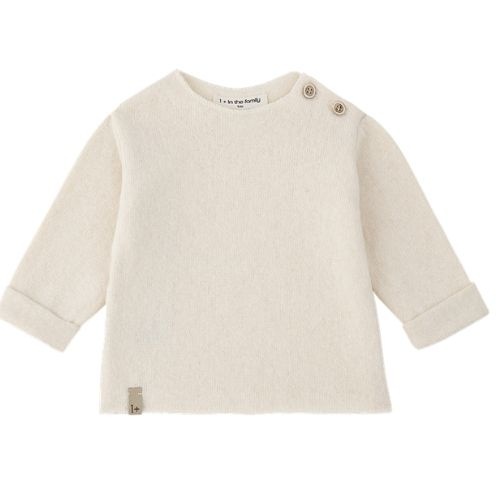 1+ in the family carcassonne l.sleeve t-shirt ecru-1