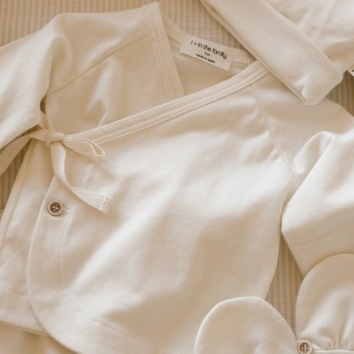 1+ in the family elodie l.sleeve nb shirt ecru-2