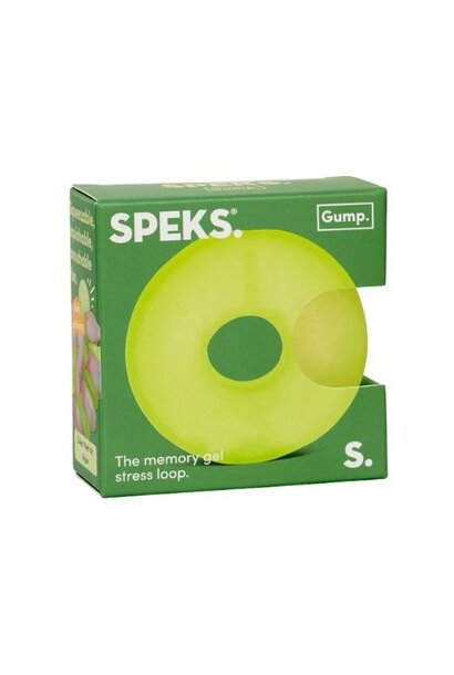 Speks gump memory gel stress loop - algea green