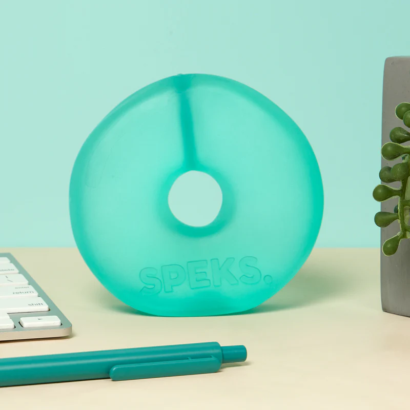 Speks gump memory gel stress loop - sea glass green-3