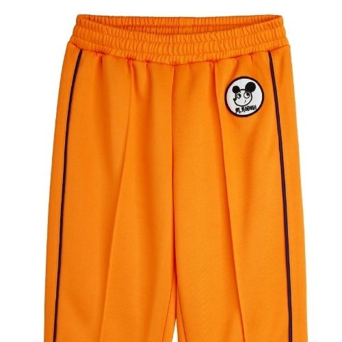 Mini Rodini ritzratz patch trousers orange-3