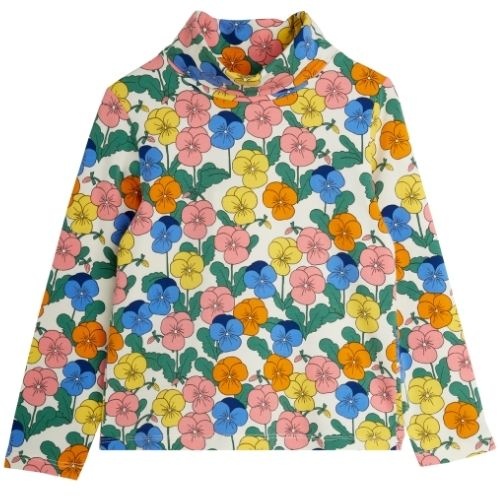 Mini Rodini violas aop turtleneck multi-1