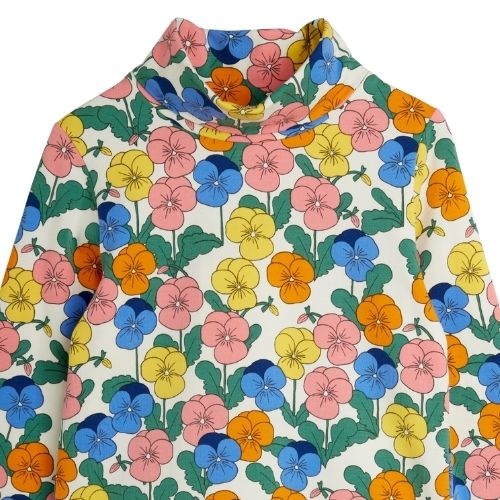 Mini Rodini violas aop turtleneck multi-5