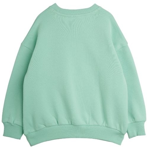 Mini Rodini velvet worms observations sp sweatshirt green-4