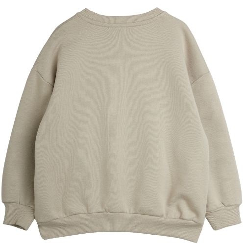 Mini Rodini skunk chenille sweatshirt grey-6
