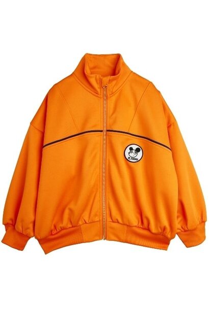 Mini Rodini ritzratz patch tracksuit jacket orange