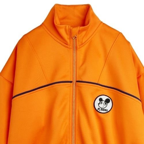 Mini Rodini ritzratz patch tracksuit jacket orange-4