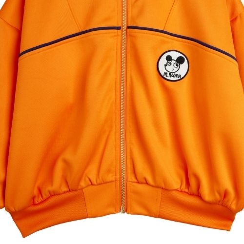 Mini Rodini ritzratz patch tracksuit jacket orange-5