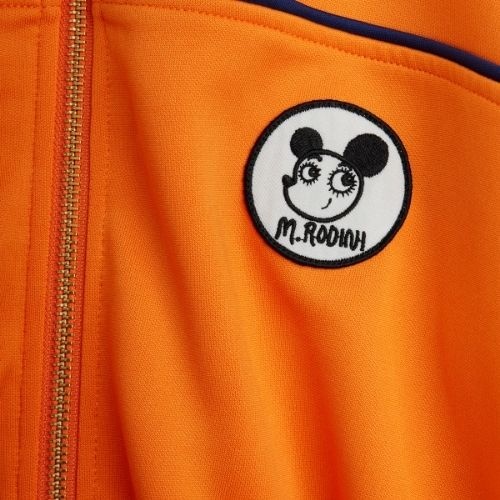Mini Rodini ritzratz patch tracksuit jacket orange-7