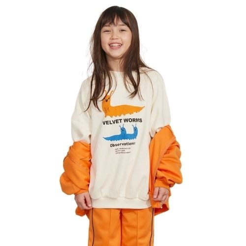 Mini Rodini ritzratz patch tracksuit jacket orange-3