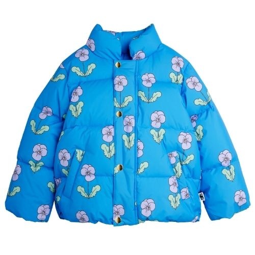 Mini Rodini violas aop citypuffer blue-1