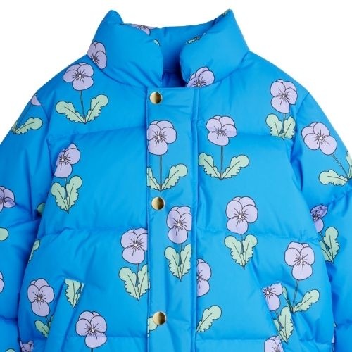 Mini Rodini violas aop citypuffer blue-5