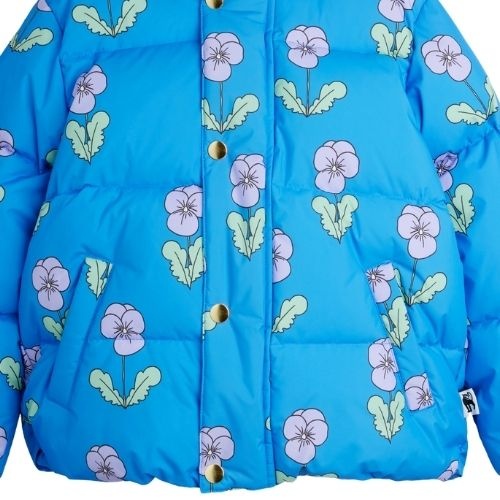 Mini Rodini violas aop citypuffer blue-6