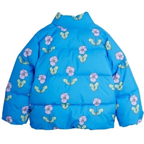 Mini Rodini violas aop citypuffer blue-7