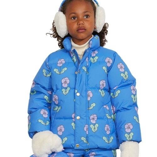 Mini Rodini violas aop citypuffer blue-3