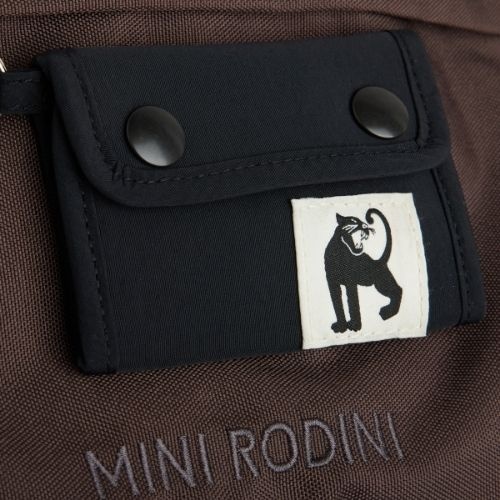 Mini Rodini panther emb school backpack brown-4