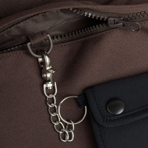 Mini Rodini panther emb school backpack brown-5