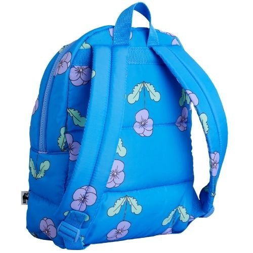 Mini Rodini violas aop padded backpack blue-3