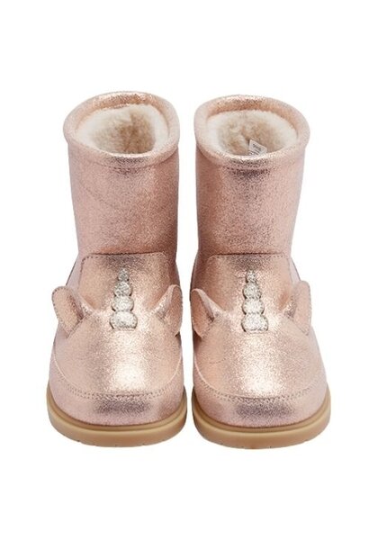 Donsje Amsterdam xelly boots unicorn powder metallic leather
