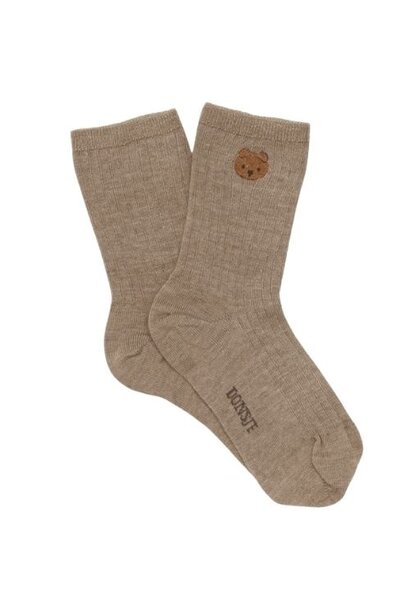 Donsje Amsterdam bell socks bear dusty green