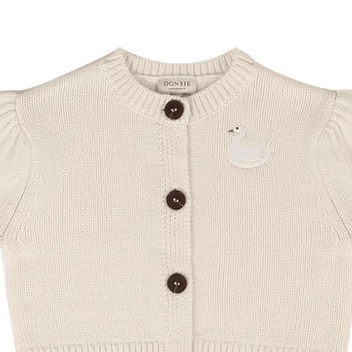 Donsje Amsterdam dakote cardigan swan soft powder-3